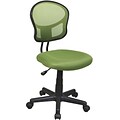 Office Star™, Mesh Armless Low-Back Task Chair, Green