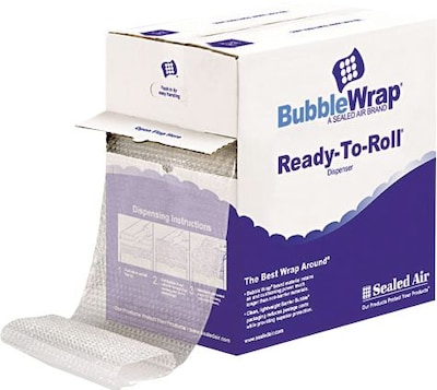 1/2 Cohesive Bubble Wrap with Dispenser, 12 x 65 (1000022501)