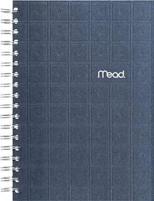 Mead Recycled 1-Subject Notebooks, 6 x 9.5, College Ruled, 120 Sheets, Multicolor (MEA06674)