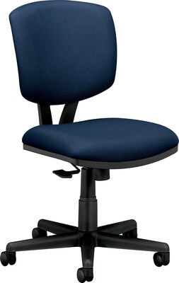 HON® Volt® Synchro-Tilt Task Chair, Fabric, Navy, Seat: 18 1/2W x 19D, Back: 17 1/2W x 19H