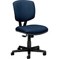 HON® Volt® Synchro-Tilt Task Chair, Fabric, Navy, Seat: 18 1/2W x 19D, Back: 17 1/2W x 19H