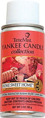 TimeMist  Yankee Candle  Micro 3000 Air Freshener Refill; Home Sweet Home, 3 oz. Aerosol Can