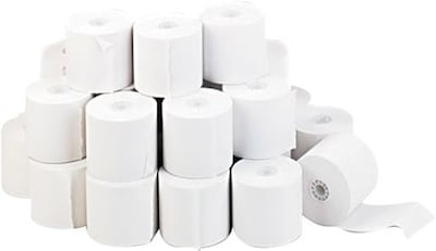 Universal Adding Machine/Calculator Rolls, 1-Ply, White, 2 1/4 x 130, 100/Carton (UNV35710GN)