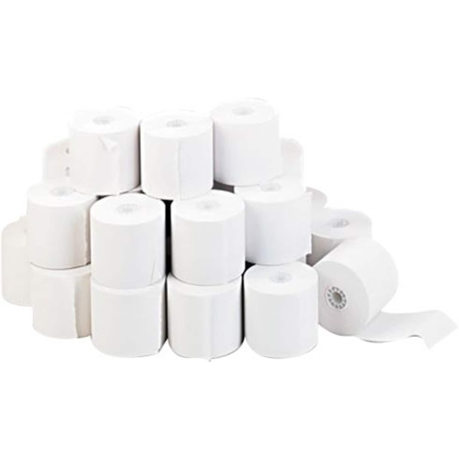 Universal Adding Machine/Calculator Rolls, 1-Ply, White, 2 1/4 x 130, 100/Carton (UNV35710GN)