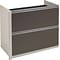 Bestar® Connexion Collection 2-Drawer Lateral File Cabinet, Letter/Legal, Sandstone/Slate, 34W (936