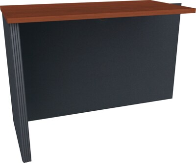 Bestar® Prestige+ 39 Return Table, Bordeaux Cherry/Graphite (99810-1139)