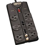 Tripp Lite 8 Outlet Surge Protector, 10 Cord, 3240 Joules (TLP810NET)