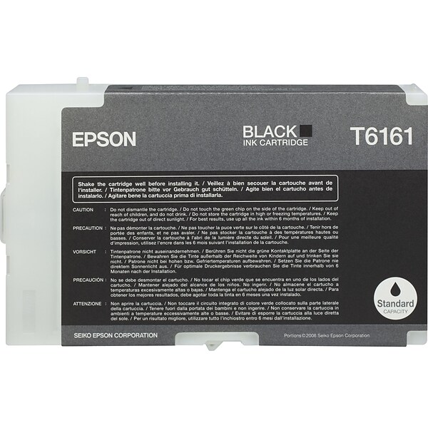 Epson T616 Black Standard Yield Ink Cartridge