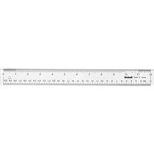 Westcott 12 Acrylic Standard Ruler, Transparent (10562/55275)