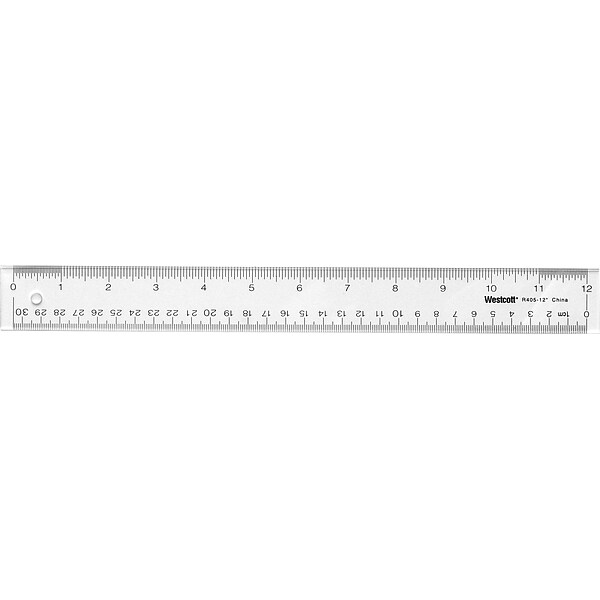 Westcott 12 Standard Ruler (55275)
