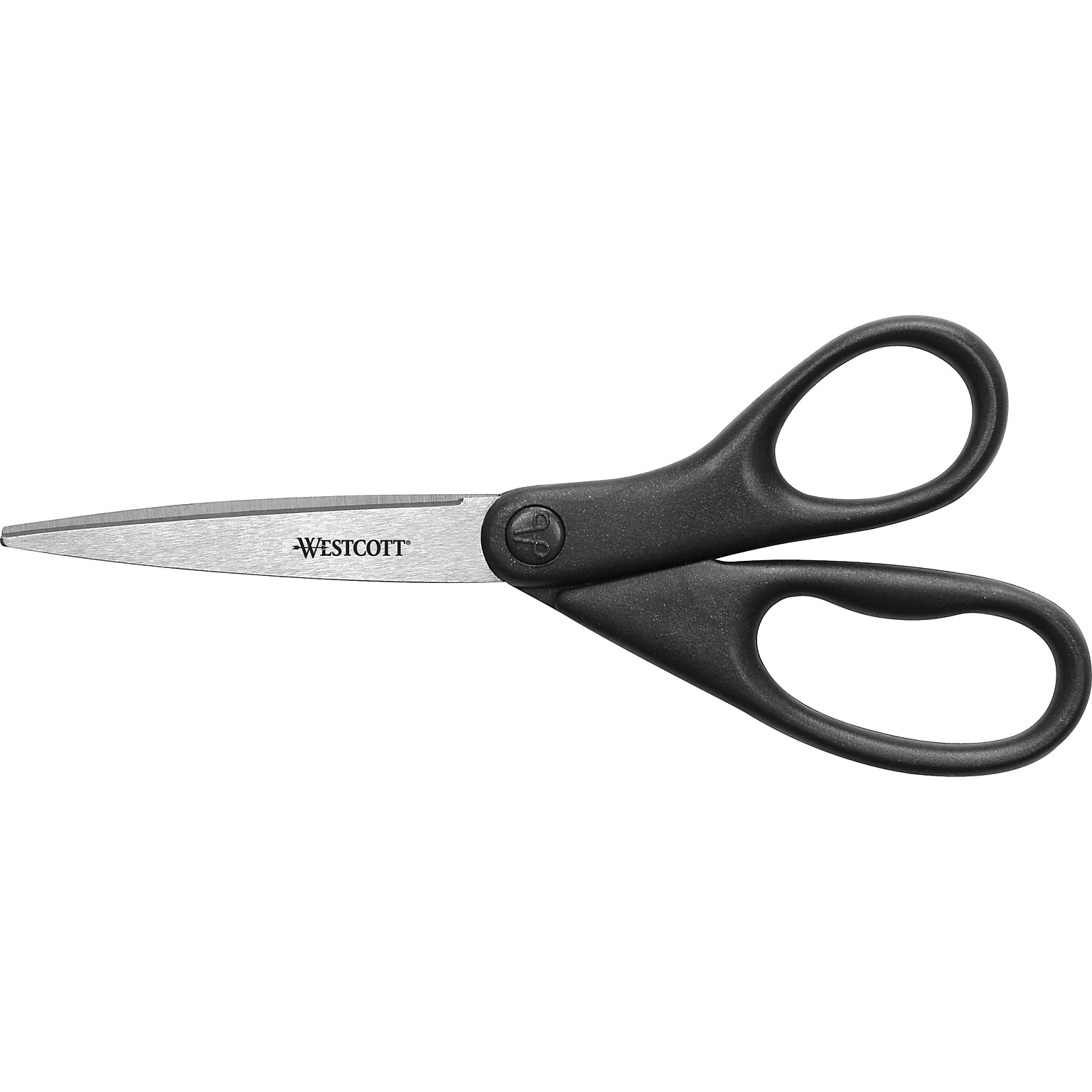 Westcott® Pointed Tip All-Purpose Design Line Straight Scissor; 8(L)