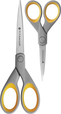 Westcott® Pointed Tip Titanium Bonded Scissor Set; 5(L) & 7(L)