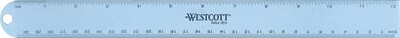 Westcott® 12 Aluminum Standard Rulers, Assorted Colors (ACM-14174)