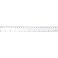 Quill Brand® School Rulers, 12, Clear Plastic