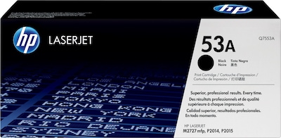 HP 53A Black Standard Toner Cartridge   (Q7553A)