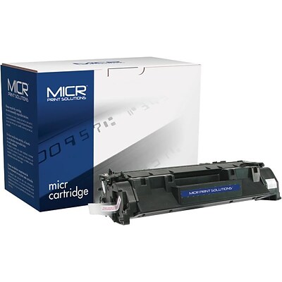MICR Black Toner Cartridge Compatible with HP 05X (CE505X), High Yield