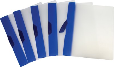 Storex Dura Tech Report Cover, Blue, 5/Pack (51265U25C)