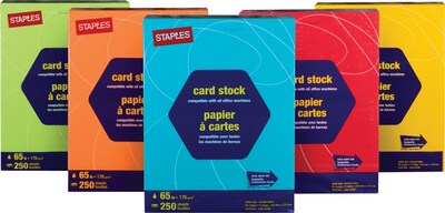 Brights Colored Card Stock, 8 1/2 x 11, Bright Blue, 250/Pack