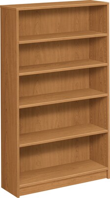 HON® Harvest Square-Edge 5-Shelf Bookcase