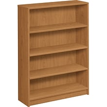 HON® 48-3/4H Harvest Square-Edge 4-Shelf Bookcase