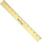 Westcott 12" Wooden Standard Ruler, Brown (05221)