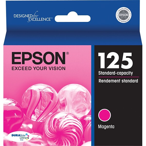 Epson T125 Magenta Standard Yield Ink Cartridge