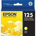 Epson T125 Yellow Standard Yield Ink Cartridge