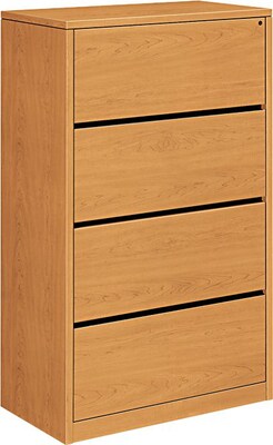 HON® 10500 Series Office Collection in Harvest, 4-Drawer Lateral File