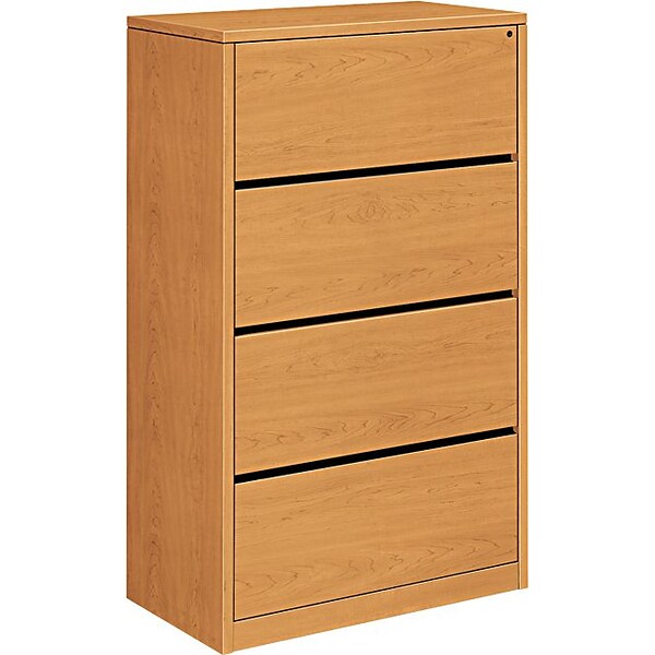HON® 10500 Series Office Collection in Harvest, 4-Drawer Lateral File