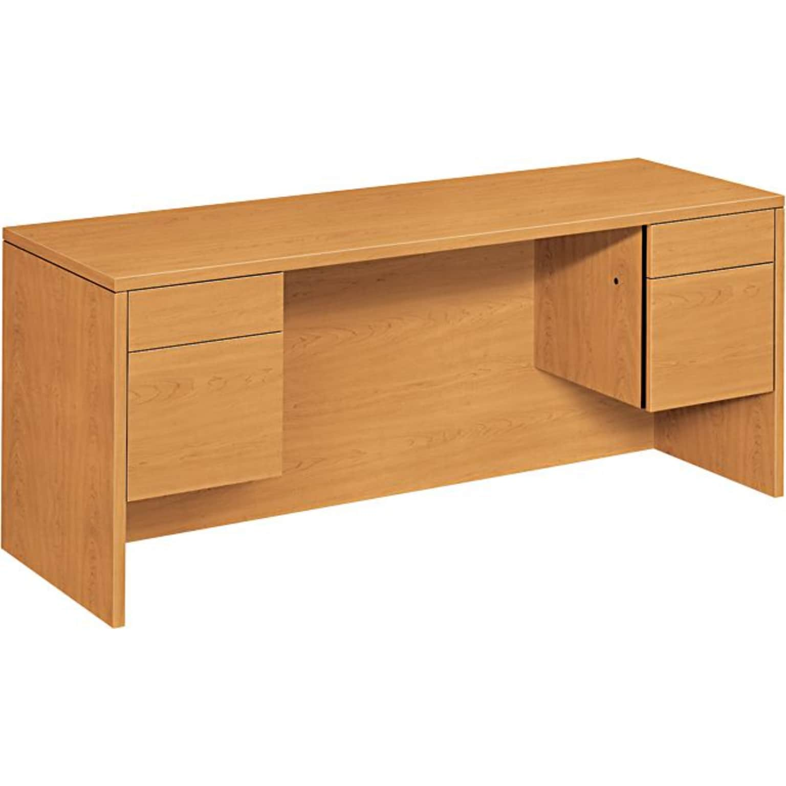 HON® 10500 Series Kneespace Credenza 72W, Harvest, 29 1/2H x 72W x 24D