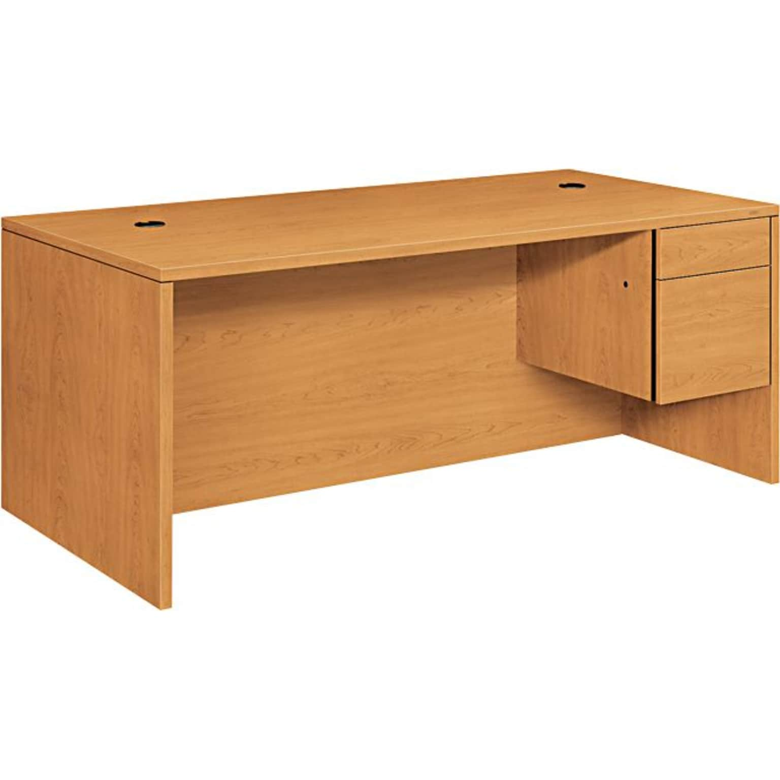 HON 10500 Series 72W Right Pedestal Desk, Harvest (HON10585RCC)