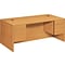 HON® 10500 Series Double Pedestal Rectangle Desk, Harvest, 29 1/2H x 72W x 36D