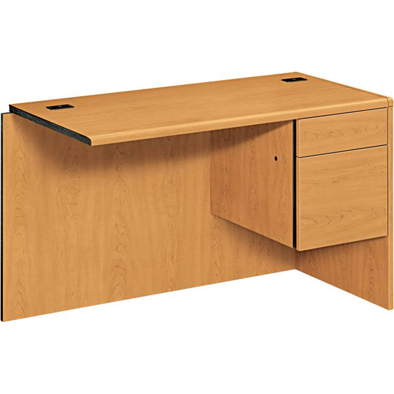 HON® 10700 Series Office Collection in Harvest, L Workstation Right Return, Order Left Desk