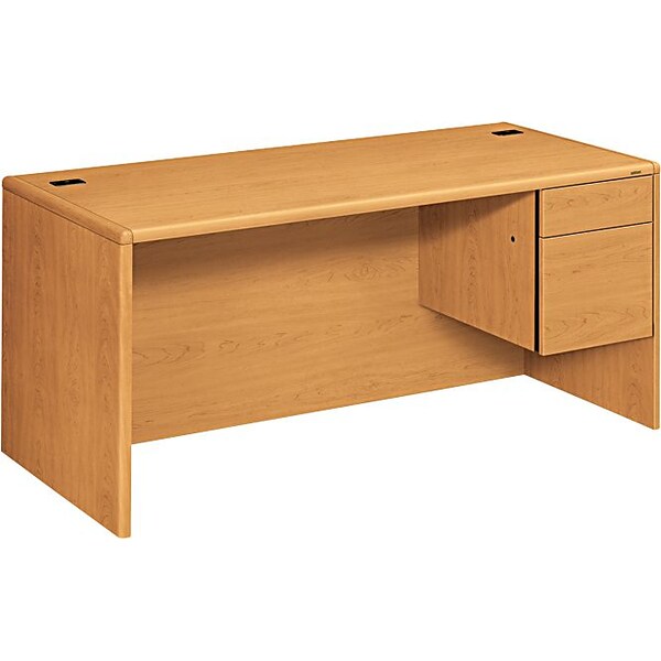 HON® 10700 Series Office Collection in Harvest, L Workstation Right Desk, Order Left Rturn