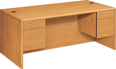 HON 10700 in Harvest; 72x36 Double Pedestal Desk