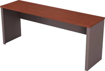 Bestar® Connexion Collection 71 Credenza, Bordeaux/Slate (9361239)