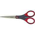 3M Precision Scissors, Pointed, 7, Gray/Red (1447)