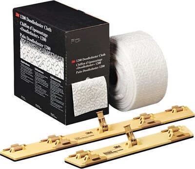 3M Doodleduster Dusting Cloths, White, 250 Sheets/Roll (MMM19152)