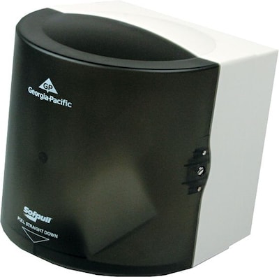 SofPull® Centerpull High Capacity Paper Towel Dispenser by GP PRO, Translucent Smoke, 10.875”Wx10.375”Dx11.469”H (58201)