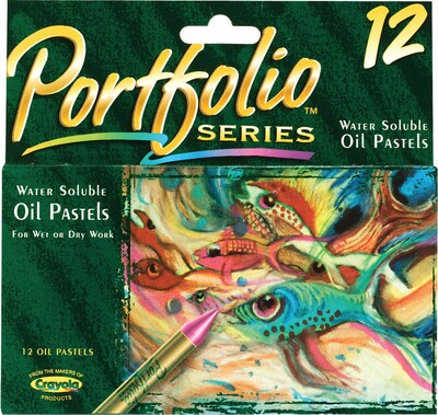 Crayola Portfolio Series Oil Pastels, Assorted Colors, 12/Pk