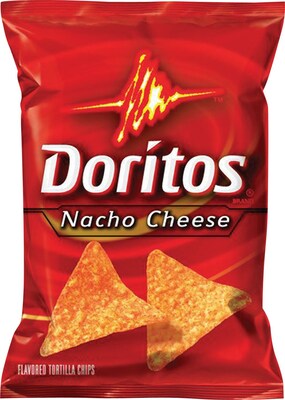 Frito-Lay® Doritos® Nacho Cheese Chips, 1.75 oz., 64 Bags/Ct