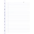 Blueline MiracleBind College Ruled Filler Paper, 9.07 x 11, 50 Sheets/Pack (AFR11050R)