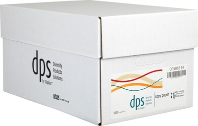 Diversity Product Solutions by Staples Multiuse Paper, 8.5 x 14, 20 lbs., White, 5000 Sheets/Case