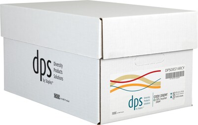 Diversity Products Solutions by Staples 30% Recycled 8.5x14 Multipurpose Paper, 20 lb., 92 Brightness, 5000/CT