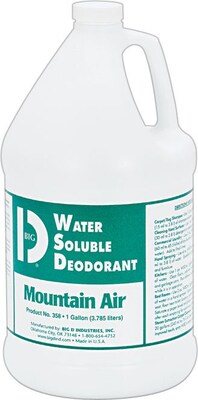 Big D ViaFresh™ Deodorizer Refill, Mountain Air Scent, 1 Gallon, 4/Carton (BGD1358)