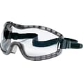 Crews Stylish Goggle with Smoke Frame Clear Anti-Fog Lens