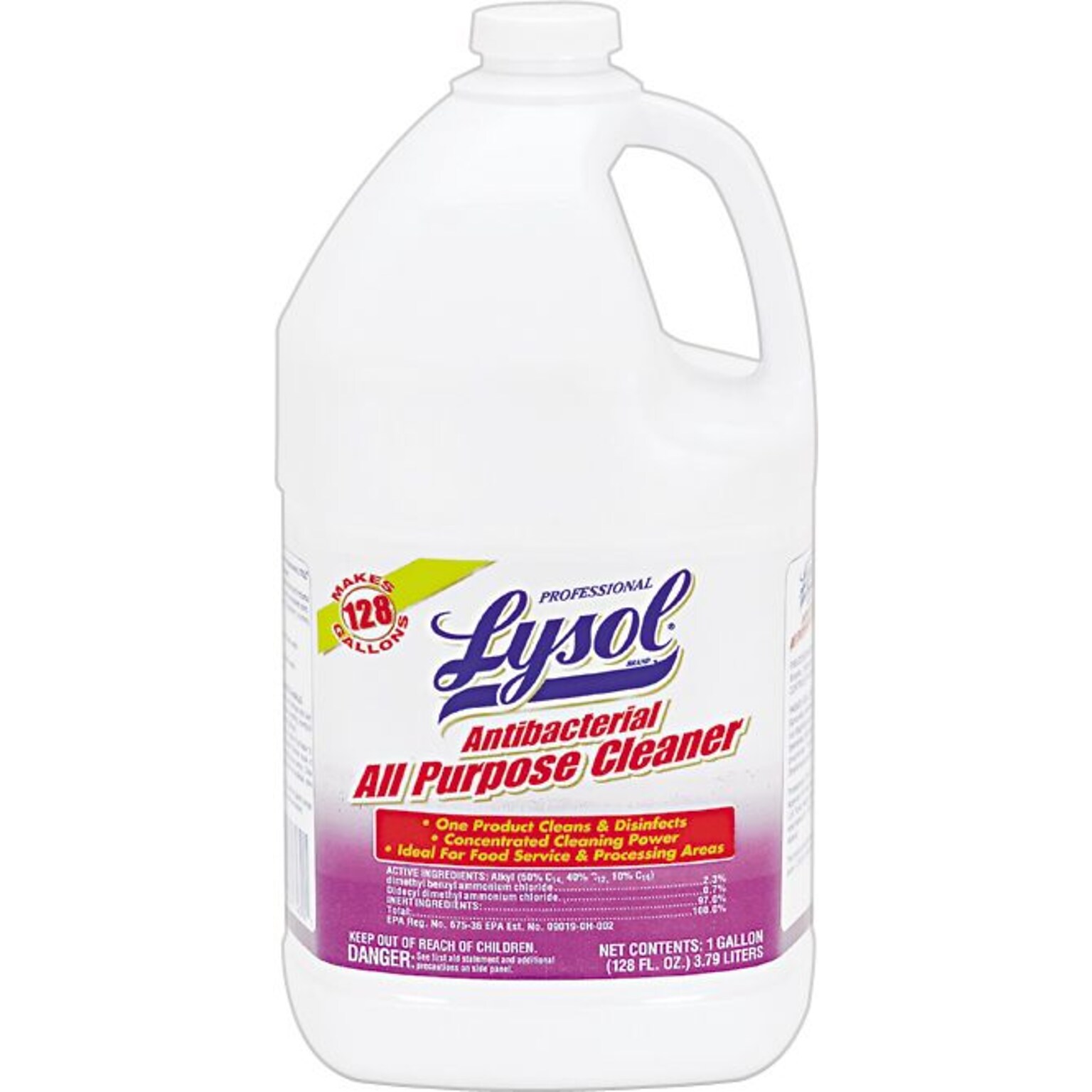 Professional Lysol® Antibacterial All Purpose Cleaner, 1 Gallon, 4/Carton (74392)