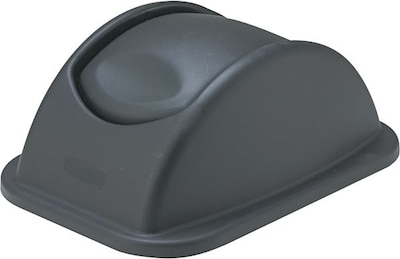 Rubbermaid Untouchable Polyethylene Lid, Black, 7 gal. (FG306600BLA)