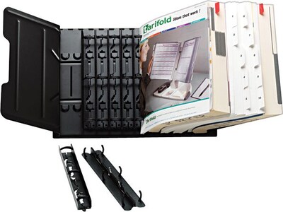 Tarifold® Catalog Letter Rack Starter Set With 12 Pockets, Black