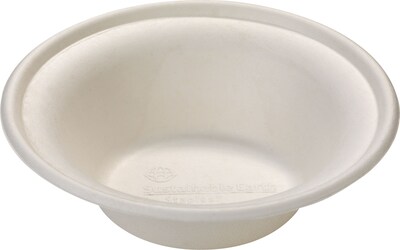 Sustainable Earth Compostable Sugarcane Bowls, 12oz., 125/Pack